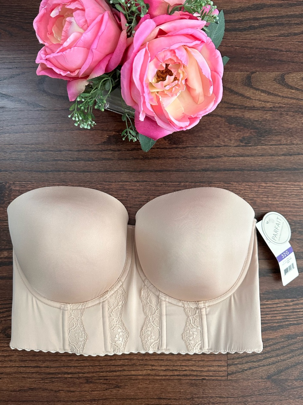 NWT Parfait Elissa strapless bustier, size 32I US